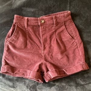 Express extreme high rise stretch shortie (size 4)